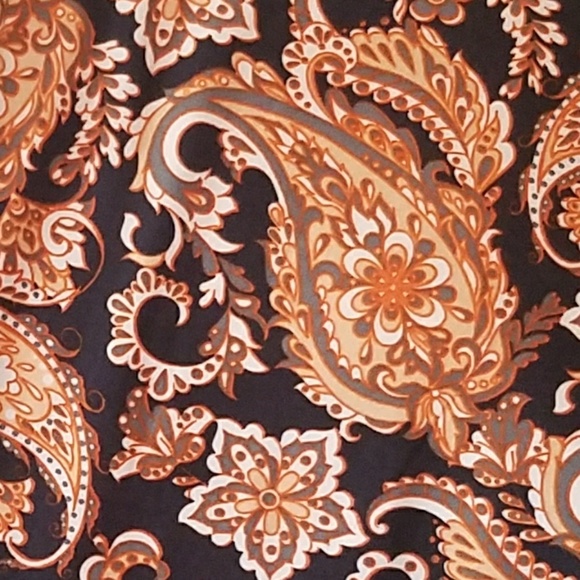 Gold paisley leggings - Picture 3 of 3